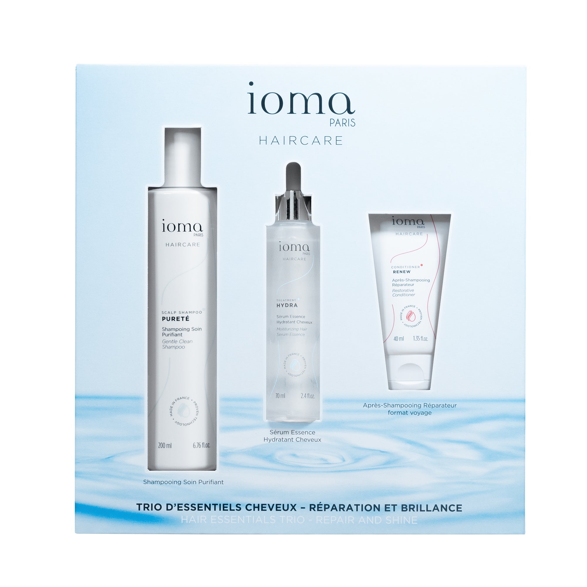 Trio Essenziale Capelli - Riparazione e Lucentezza